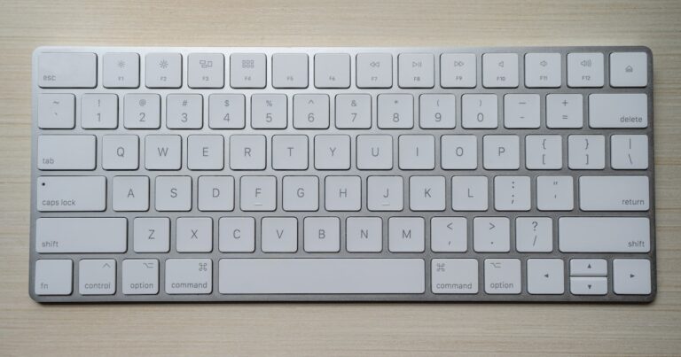 Mechanical keyboard on a desk for programming